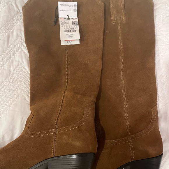 Zara Cowboy boots NEW NEVER WORN - Picture 3 of 4